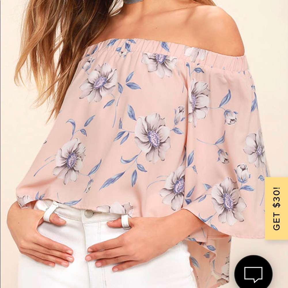 Lulu’s off the shoulder top